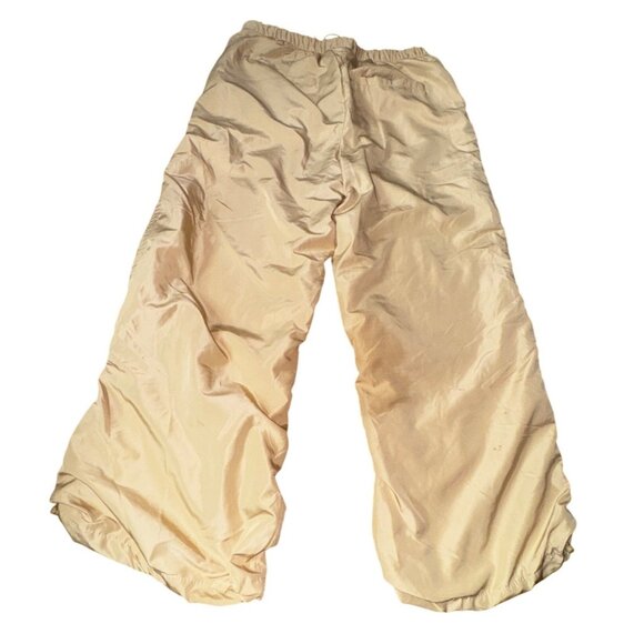 Jolie & Joy Small Beige Y2k Parachute Pants Athleisure Skater Casual Cropped - Picture 2 of 9
